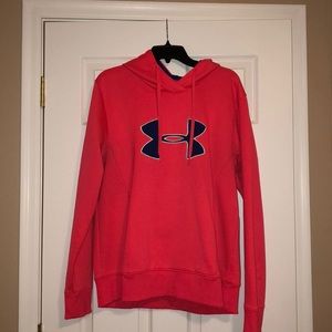 Pink underarmour hoodie